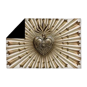 Plaid velour design - URUK - Podevache - Linge de maison