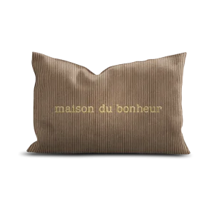 Coussin velour design MAISON BONHEUR - Podevache - Linge de maison