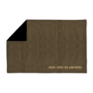 Plaid velour design - COIN PARADIS - Podevache - Linge de maison