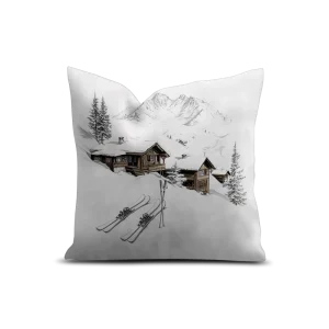 Coussin velour design SOGLIO - Podevache - Linge de maison