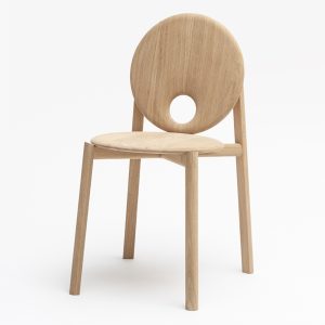 Chaise Helio en chêne massif design 6h - Drugeot - Chaises & tabourets